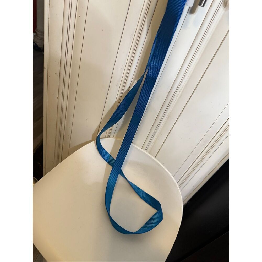 Top Paw Pet Dog Nylon Gunmetal Core Dog Leash Blue Size 6Ft NWT